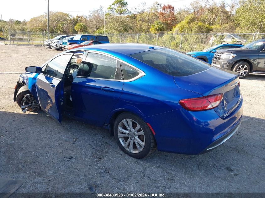 1C3CCCAB8FN542680 2015 Chrysler 200 Limited