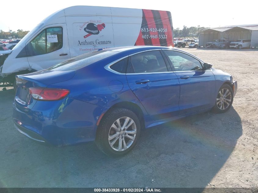 1C3CCCAB8FN542680 2015 Chrysler 200 Limited