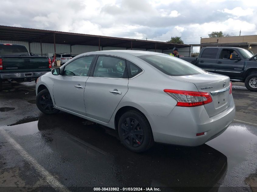 3N1AB7AP8FY291464 2015 Nissan Sentra S