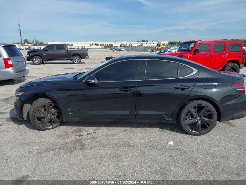 KMTG34TA8PU104404 2023 Genesis G70 2.0T Rwd