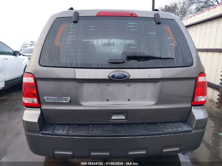 1FMCU0C77CKB66241 2012 Ford Escape Xls