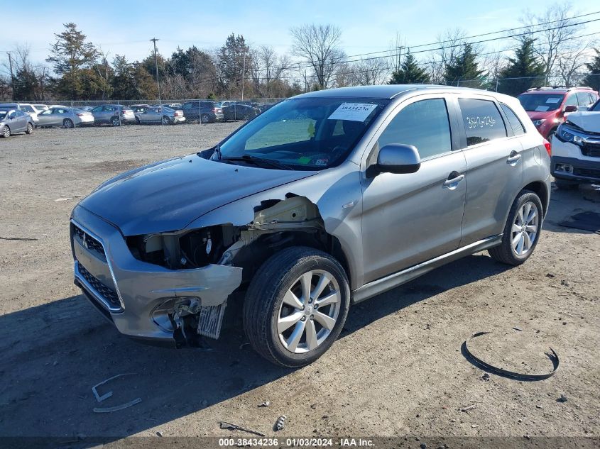 2014 Mitsubishi Outlander Sport Se VIN: 4A4AR4AU4EE001366 Lot: 38434236