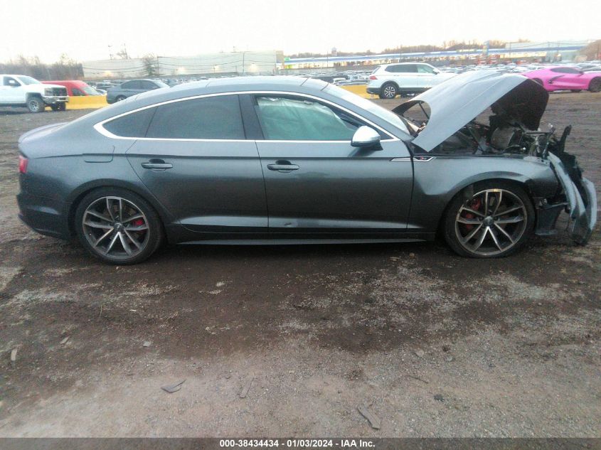 2018 Audi S5 3.0T Premium Plus VIN: WAUB4CF57JA042479 Lot: 38434434