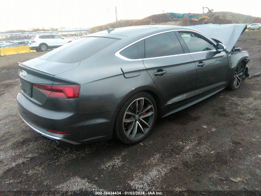 2018 Audi S5 3.0T Premium Plus VIN: WAUB4CF57JA042479 Lot: 38434434