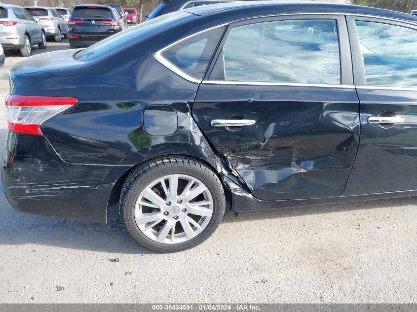 2013 Nissan Sentra Sl VIN: 3N1AB7AP0DL730361 Lot: 38434591