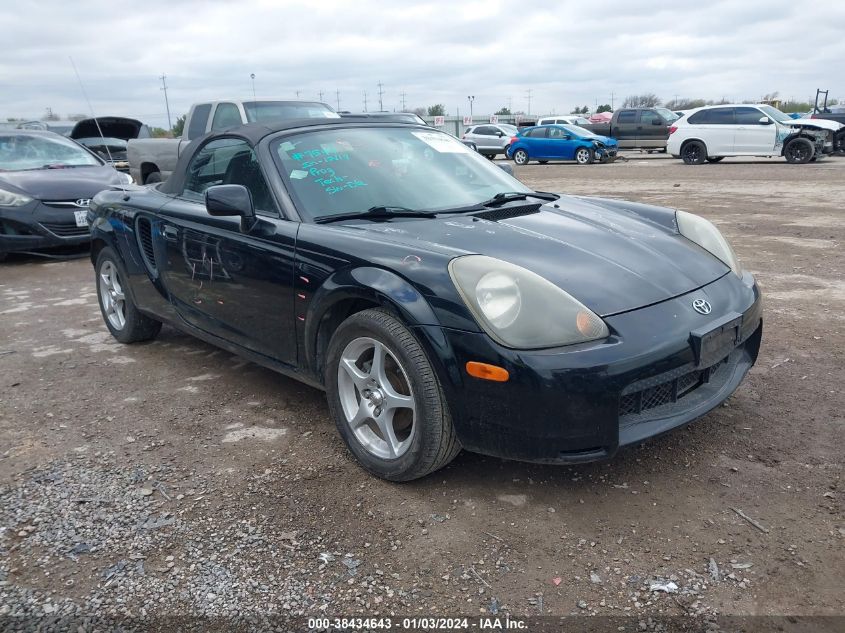 2002 Toyota Mr2 Spyder Base (M5) VIN: JTDFR320320043507 Lot: 38434643