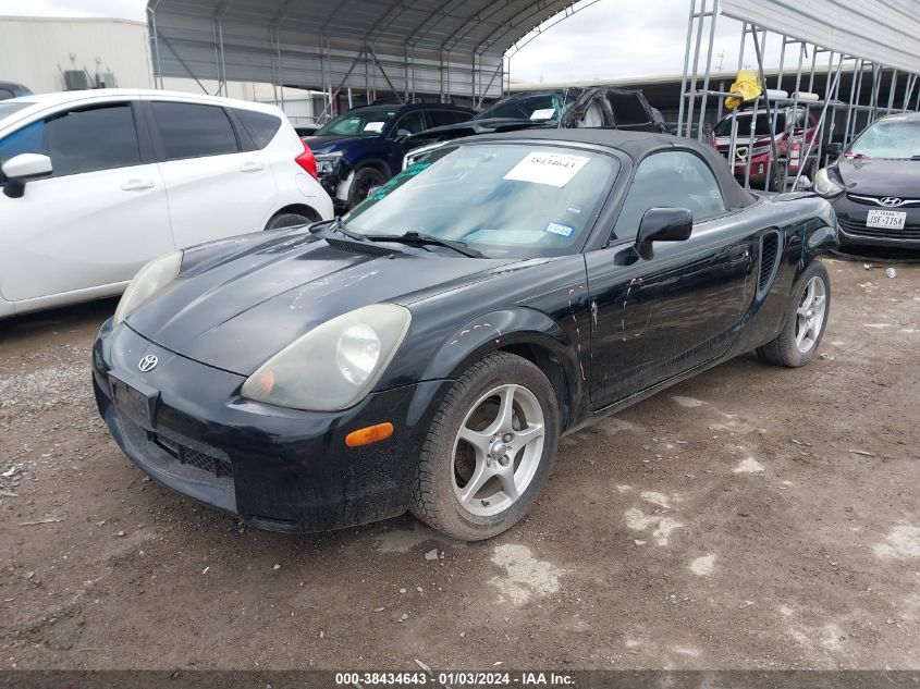 2002 Toyota Mr2 Spyder Base (M5) VIN: JTDFR320320043507 Lot: 38434643