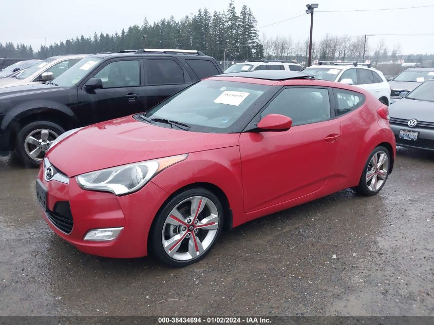 KMHTC6AD6HU322831 2017 Hyundai Veloster Value Edition