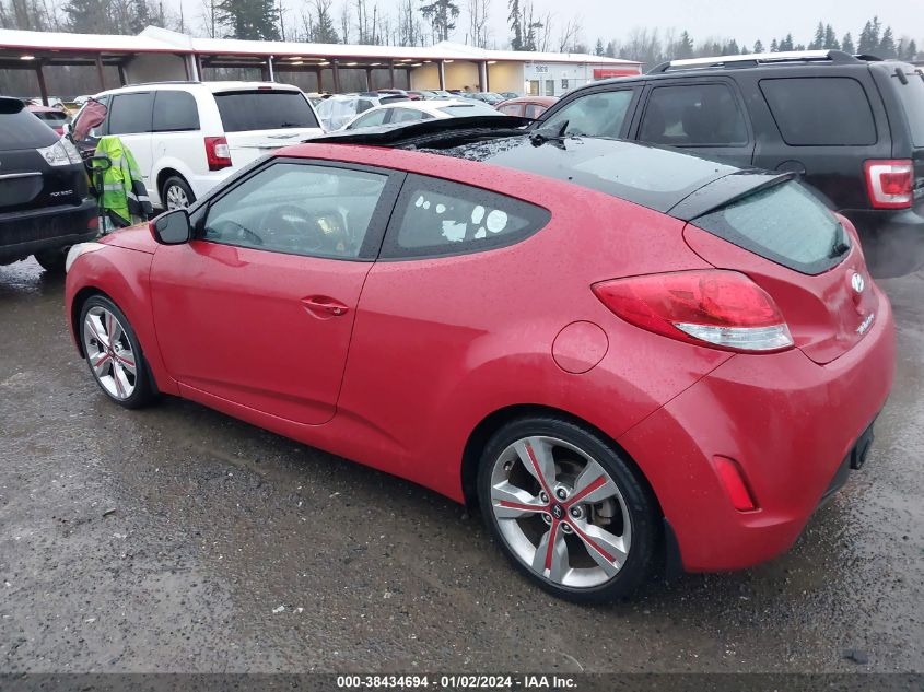 KMHTC6AD6HU322831 2017 Hyundai Veloster Value Edition