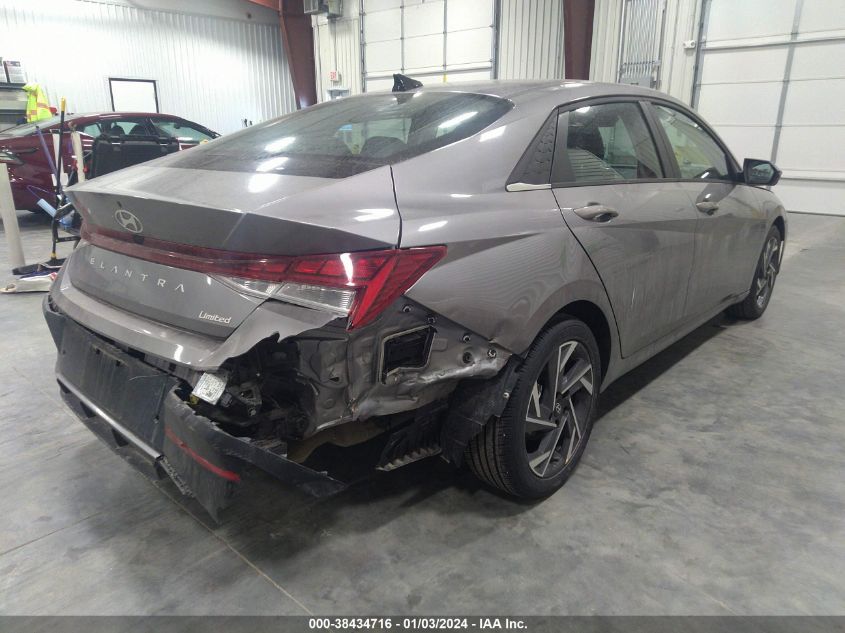 2024 Hyundai Elantra Limited VIN: KMHLP4DG9RU650678 Lot: 38434716