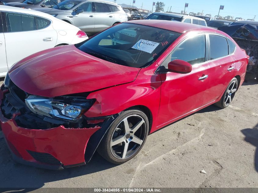 2017 Nissan Sentra Sv VIN: 3N1AB7AP3HL680254 Lot: 38434855