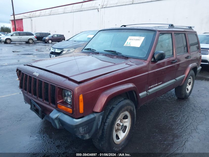 2001 Jeep Cherokee Sport VIN: 1J4FF48S01L547382 Lot: 38434897