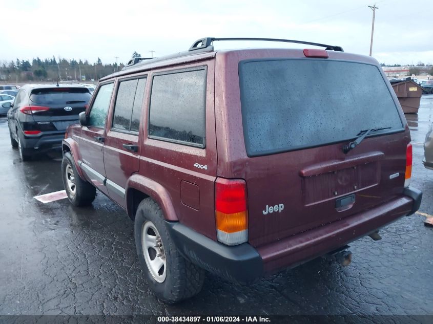 2001 Jeep Cherokee Sport VIN: 1J4FF48S01L547382 Lot: 38434897