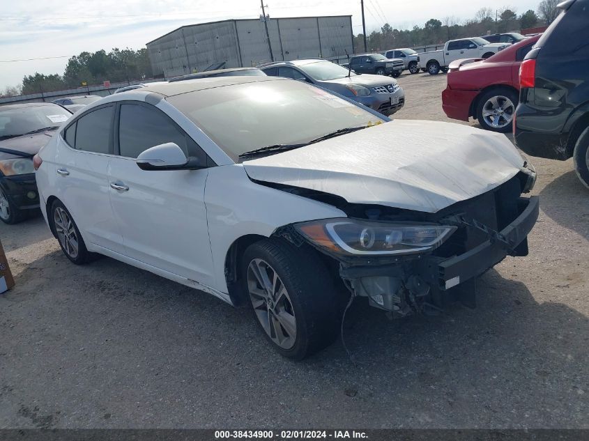 5NPD84LF6HH114634 2017 Hyundai Elantra Limited