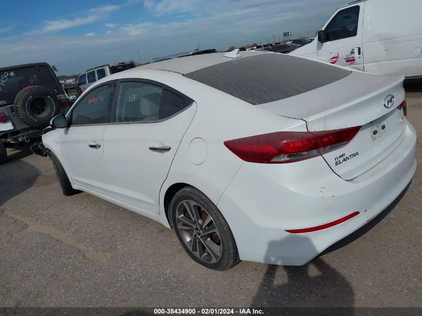 5NPD84LF6HH114634 2017 Hyundai Elantra Limited