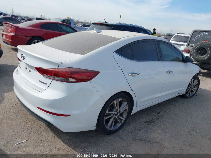 5NPD84LF6HH114634 2017 Hyundai Elantra Limited