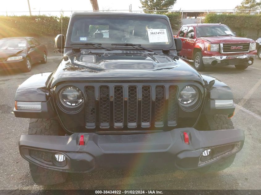 2021 Jeep Gladiator Rubicon 4X4 VIN: 1C6JJTBGXML606737 Lot: 38434922