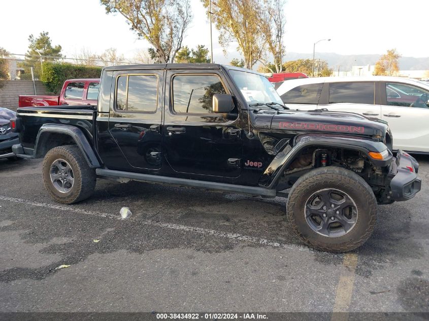 2021 Jeep Gladiator Rubicon 4X4 VIN: 1C6JJTBGXML606737 Lot: 38434922