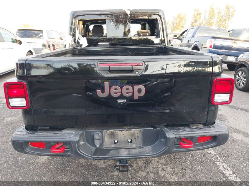 2021 Jeep Gladiator Rubicon 4X4 VIN: 1C6JJTBGXML606737 Lot: 38434922