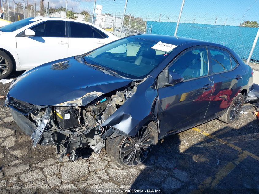 2015 Toyota Corolla S Plus VIN: 5YFBURHE4FP365491 Lot: 38435067