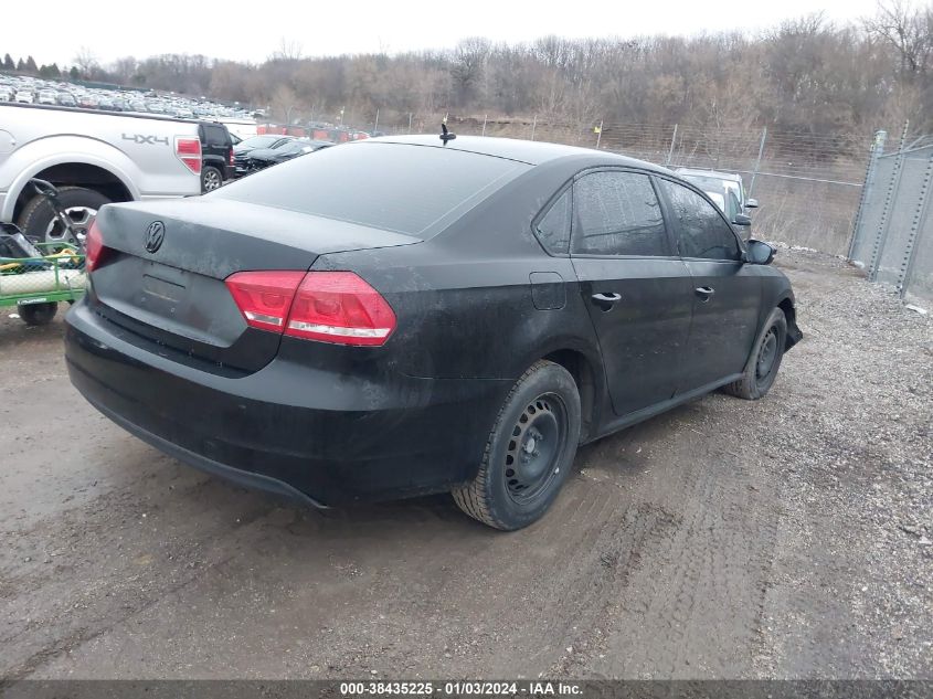 2014 Volkswagen Passat 1.8T S VIN: 1VWAT7A33EC075338 Lot: 38435225