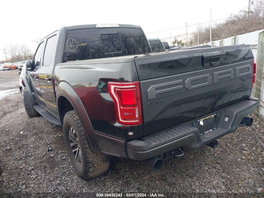 2020 Ford F-150 Raptor VIN: 1FTFW1RG6LFB33474 Lot: 38435242