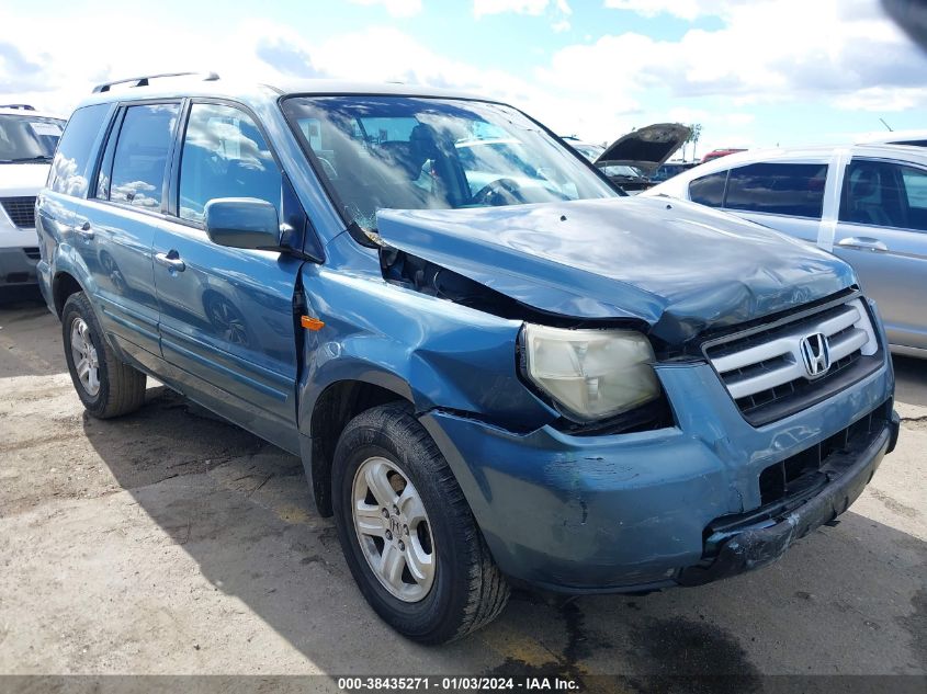 5FNYF28218B020564 2008 Honda Pilot Vp