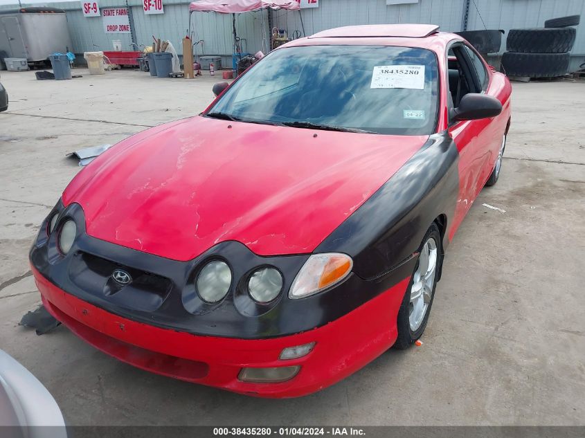 2000 Hyundai Tiburon Base Pkg 1, 2 5/Base Pkg 3 4 VIN: KMHJG35FXYU205212 Lot: 38435280