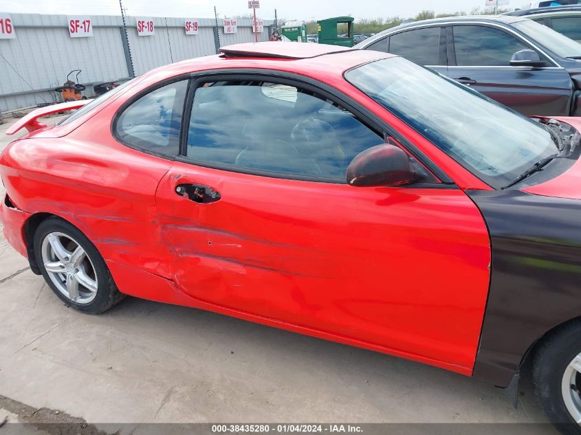 2000 Hyundai Tiburon Base Pkg 1, 2 5/Base Pkg 3 4 VIN: KMHJG35FXYU205212 Lot: 38435280