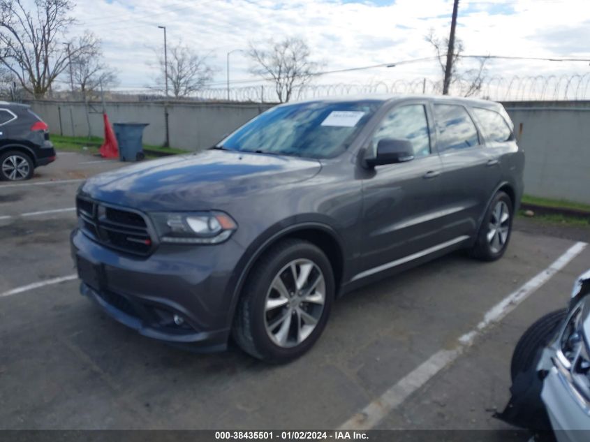 2014 Dodge Durango R/T VIN: 1C4SDJCT4EC543477 Lot: 38435501