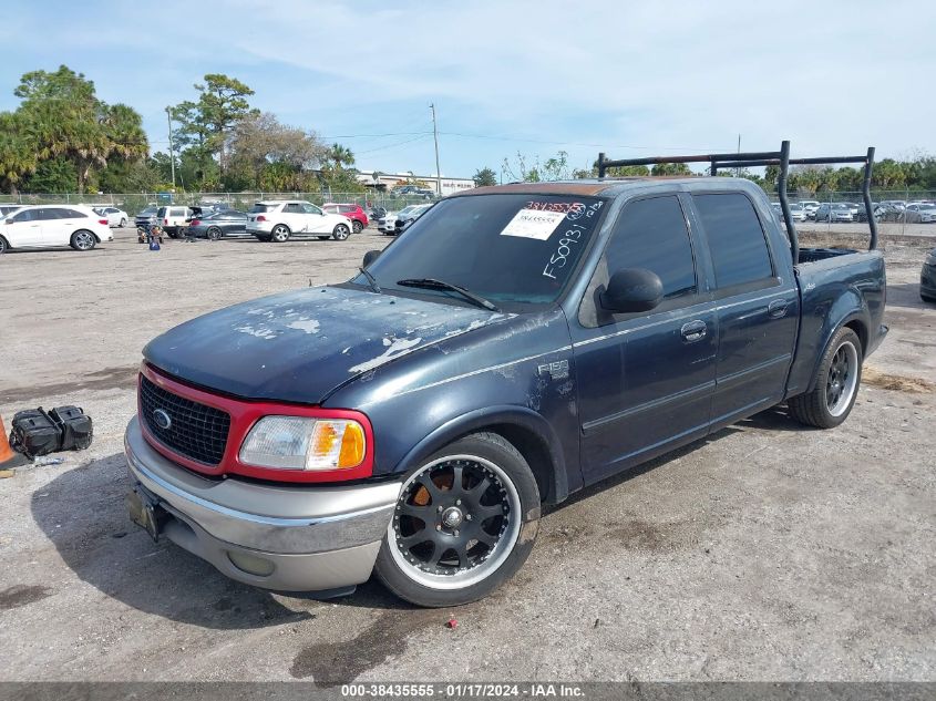 2001 Ford F-150 Supercrew Harley-Davidson/King Ranch/Lariat/Xlt VIN: 1FTRW07L61KF50931 Lot: 38435555