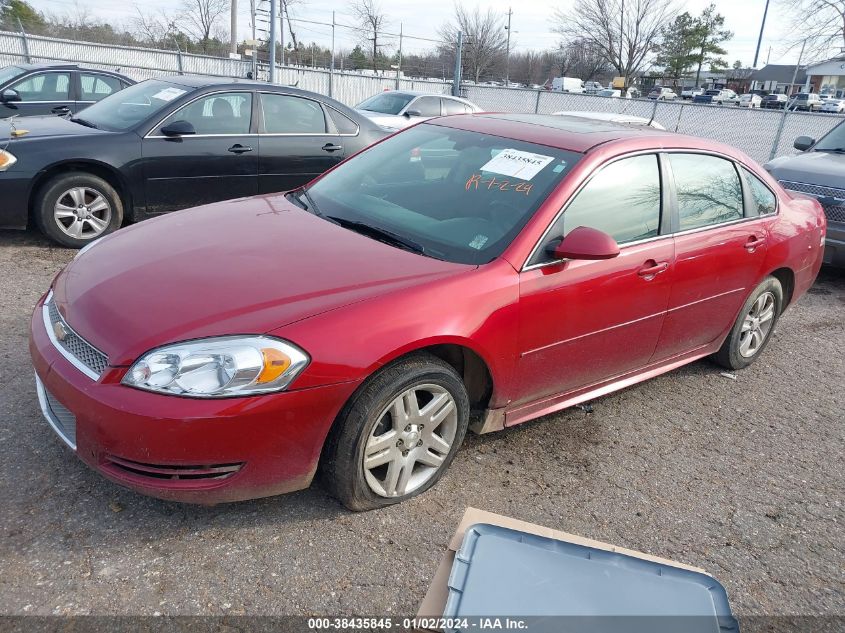 2014 Chevrolet Impala Limited Lt VIN: 2G1WB5E32E1127454 Lot: 38435845