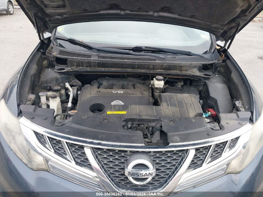 2012 Nissan Murano Sv VIN: JN8AZ1MU8CW100298 Lot: 38436242