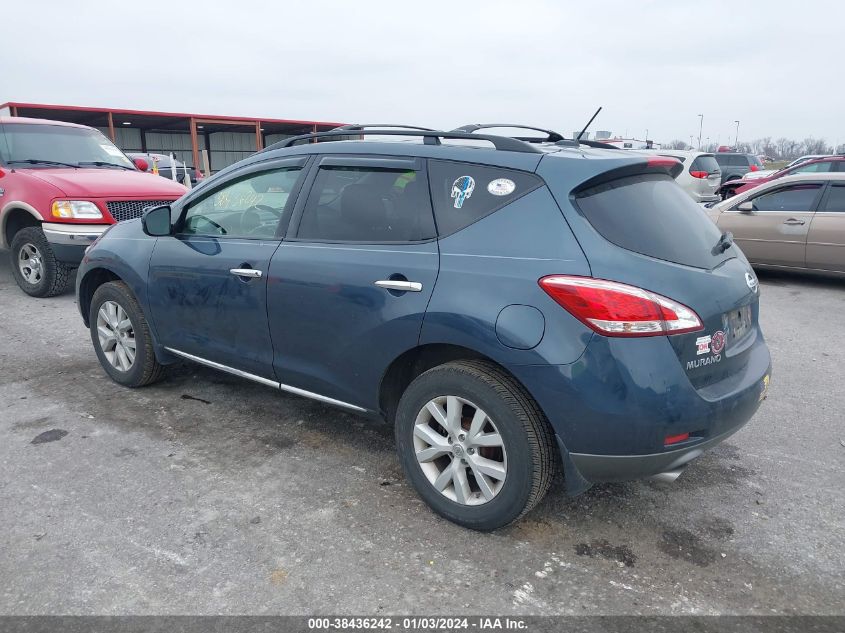 2012 Nissan Murano Sv VIN: JN8AZ1MU8CW100298 Lot: 38436242