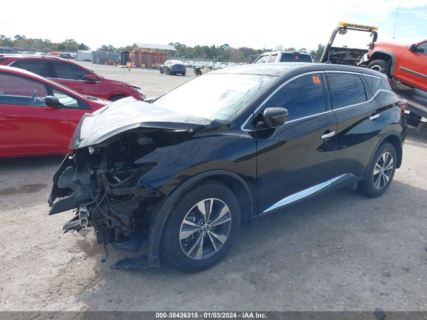 5N1AZ2AJ2LN175043 2020 Nissan Murano S Fwd