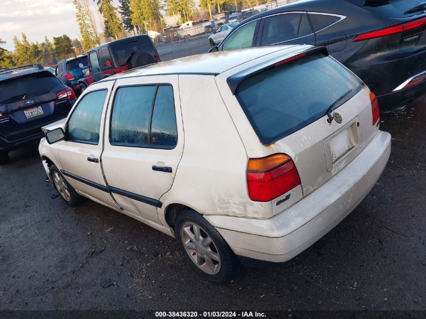 1994 Volkswagen Golf Gl VIN: 3VWFA01H1RM053521 Lot: 38436320