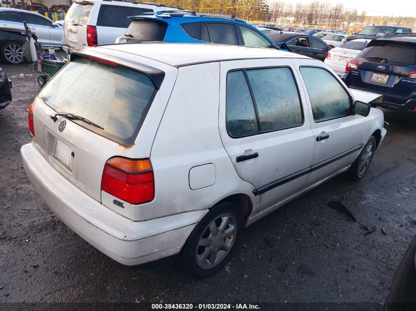 1994 Volkswagen Golf Gl VIN: 3VWFA01H1RM053521 Lot: 38436320