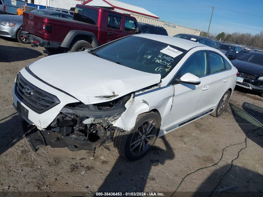 5NPE34AB5HH560034 2017 Hyundai Sonata Sport 2.0T