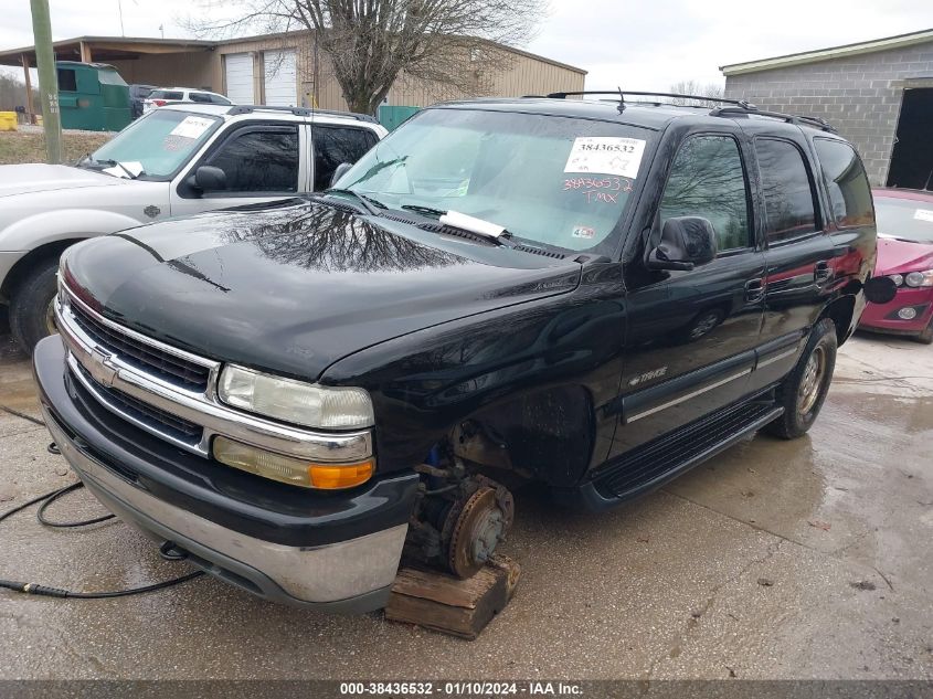 2002 Chevrolet Tahoe Lt VIN: 1GNEK13Z52R125856 Lot: 38436532