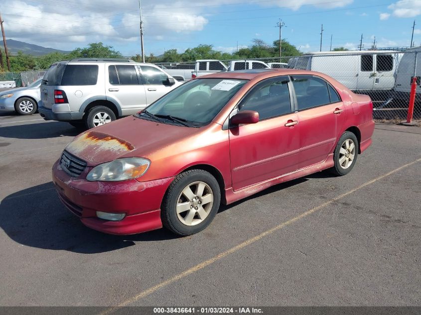 2T1BR32E83C138873 2003 Toyota Corolla S