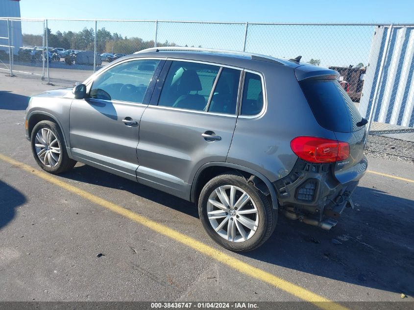 WVGAV7AX2FW603107 2015 Volkswagen Tiguan Sel