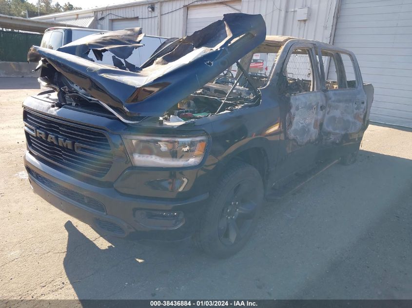 2019 Ram 1500 Big Horn/Lone Star 4X4 5'7 Box VIN: 1C6SRFFT7KN710674 Lot: 38436884