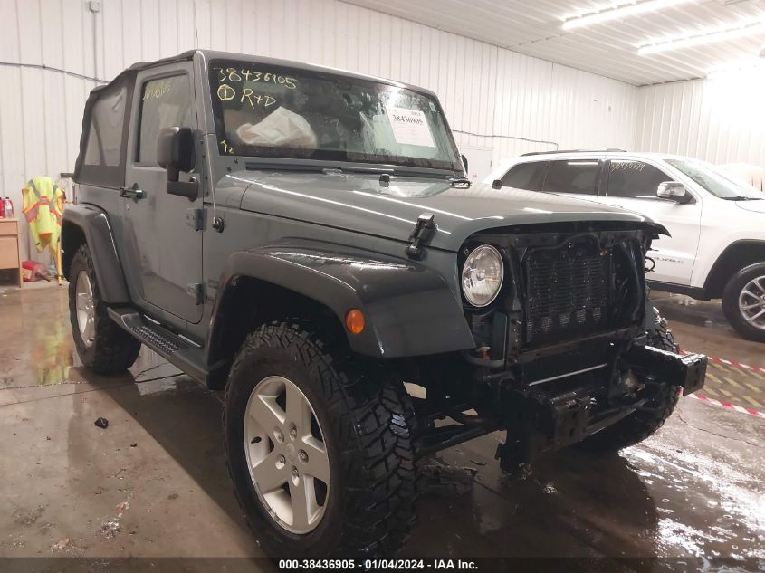 2014 Jeep Wrangler Sport VIN: 1C4AJWAG4EL158038 Lot: 38436905