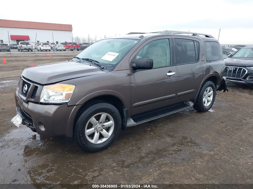 2014 Nissan Armada Sv VIN: 5N1BA0ND7EN608766 Lot: 38436985