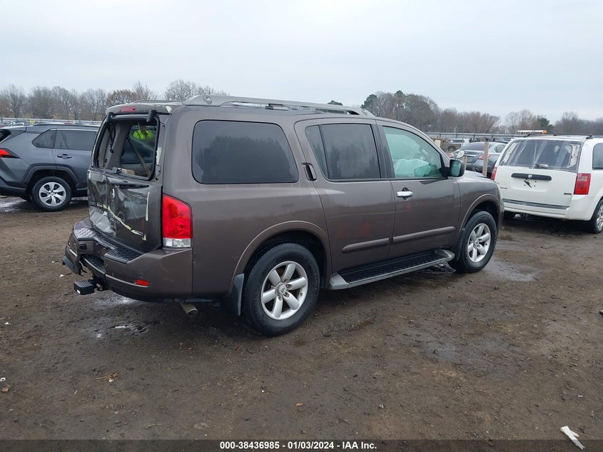 2014 Nissan Armada Sv VIN: 5N1BA0ND7EN608766 Lot: 38436985
