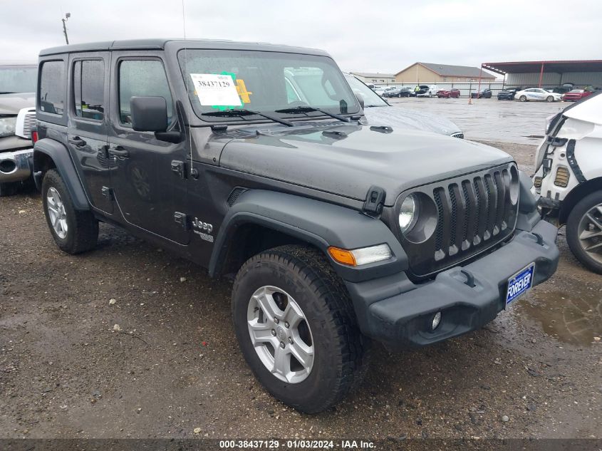 2020 Jeep Wrangler Unlimited Sport S 4X4 VIN: 1C4HJXDN6LW259625 Lot: 38437129