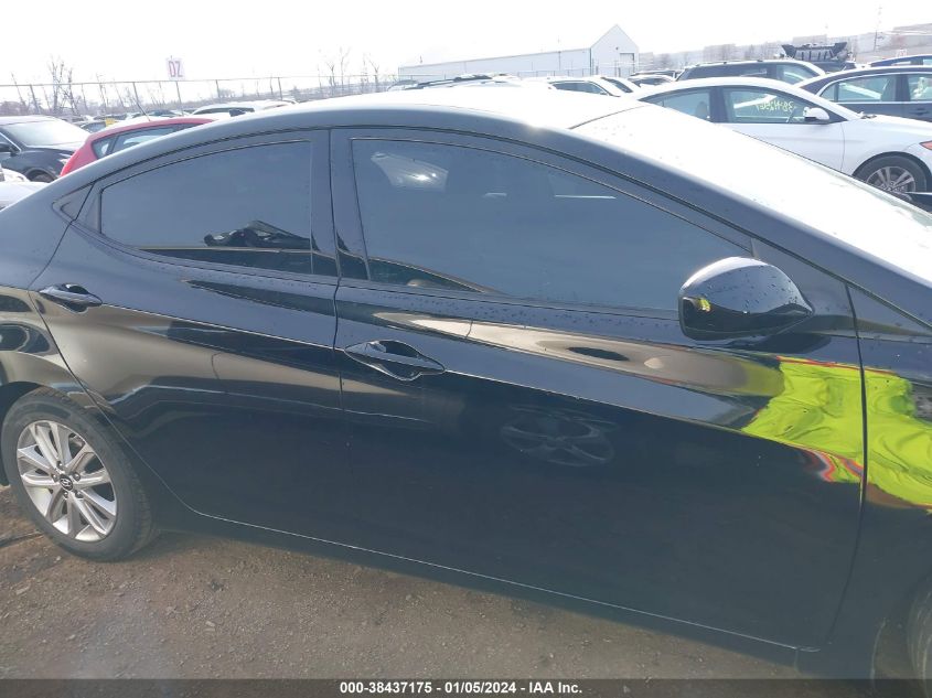 KMHDH4AEXFU414993 2015 Hyundai Elantra Se (Ulsan Plant)