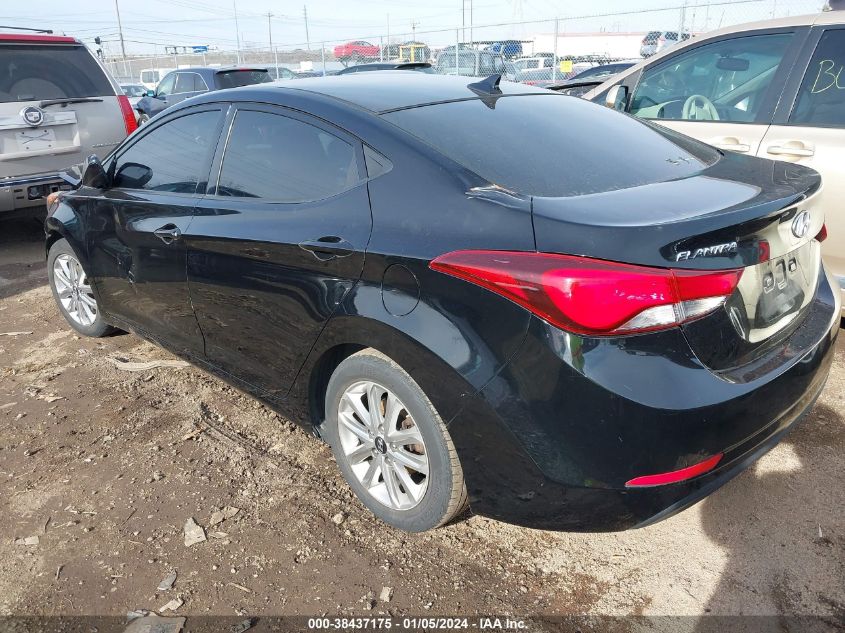 KMHDH4AEXFU414993 2015 Hyundai Elantra Se (Ulsan Plant)