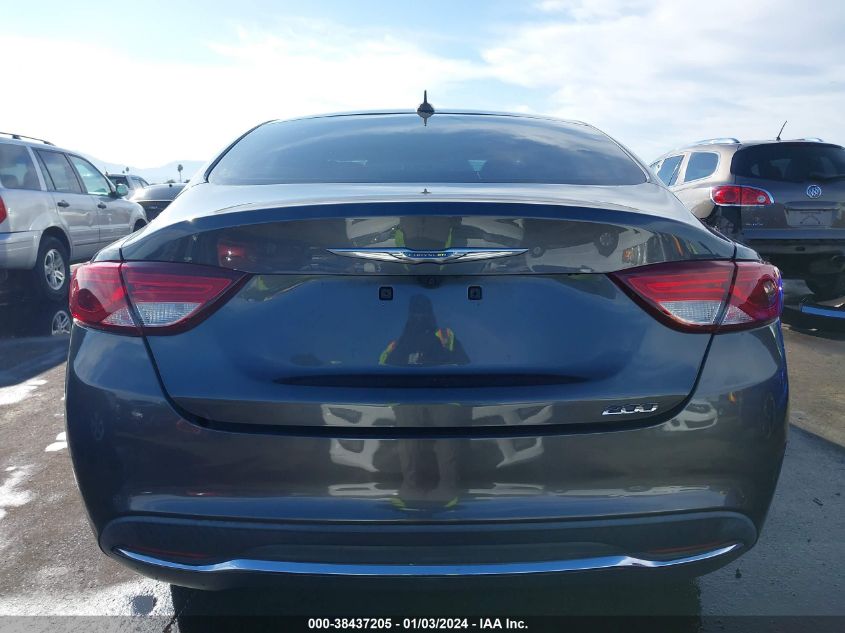 2015 Chrysler 200 Limited VIN: 1C3CCCABXFN676784 Lot: 38437205