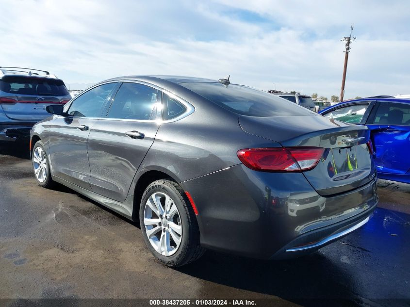 2015 Chrysler 200 Limited VIN: 1C3CCCABXFN676784 Lot: 38437205